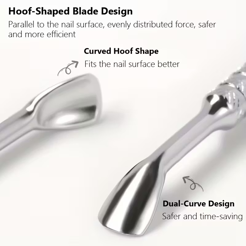 Double-Head Angled Hoof Cuticle Pusher - Image 3