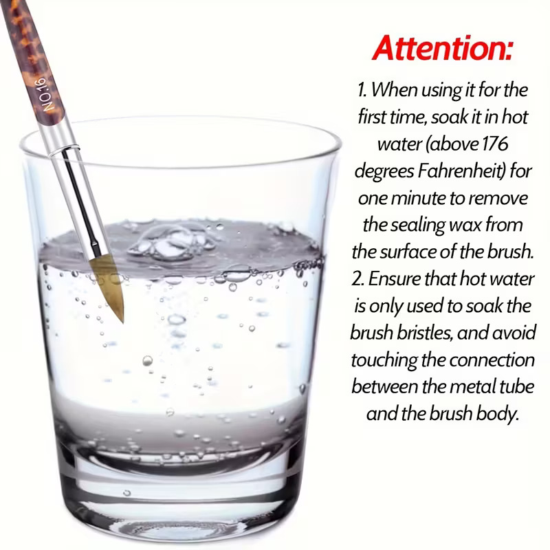 Kolinsky Acrylic Nail Brush - Image 3