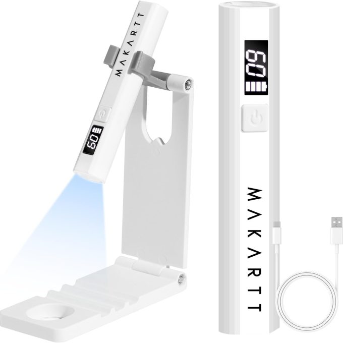 Portable Handheld Mini UV Nail Lamp with Bracke