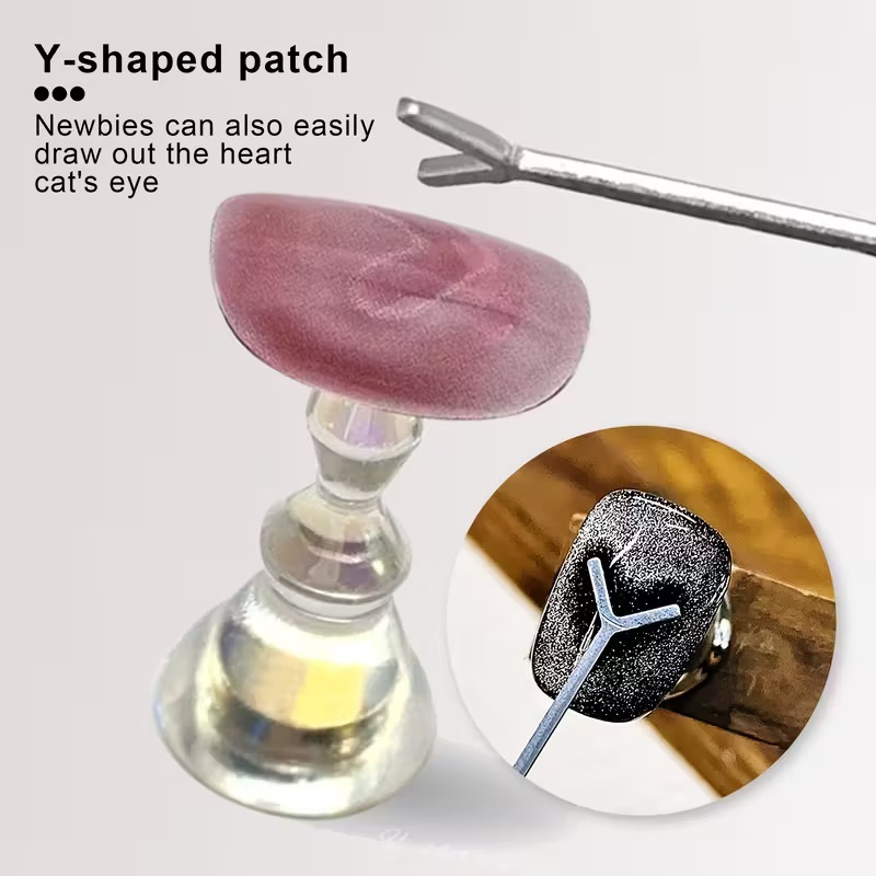 Heart Shape Cat Eye Design Sticker - Image 2